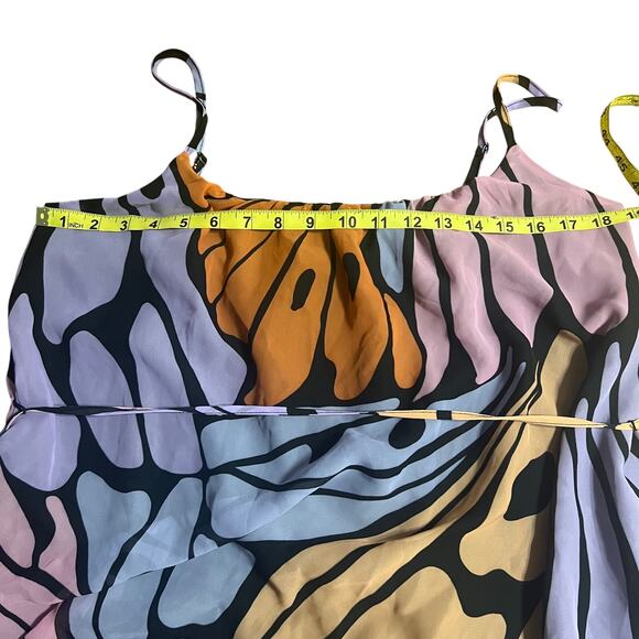 Sam Edelman Butterfly Print Maxi Dress Size XL - Picture 5 of 7